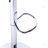Upholstered Adjustable Height Counter Stool with Metal Frame-1064351112