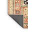 Tapis jaune clair / orange / noir en laine / polyester tissé à la machine à motif oriental Alberry-336790804