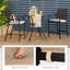 Tabouret de bar 25 po avec coussin