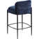 Brixen Upholstered Counter Stool with Metal Frame
