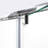 DreamLine Flex 36 in. D x 60 in. W x 76 3/4 in. H Semi-Frameless Shower Door, Backwalls-38407152
