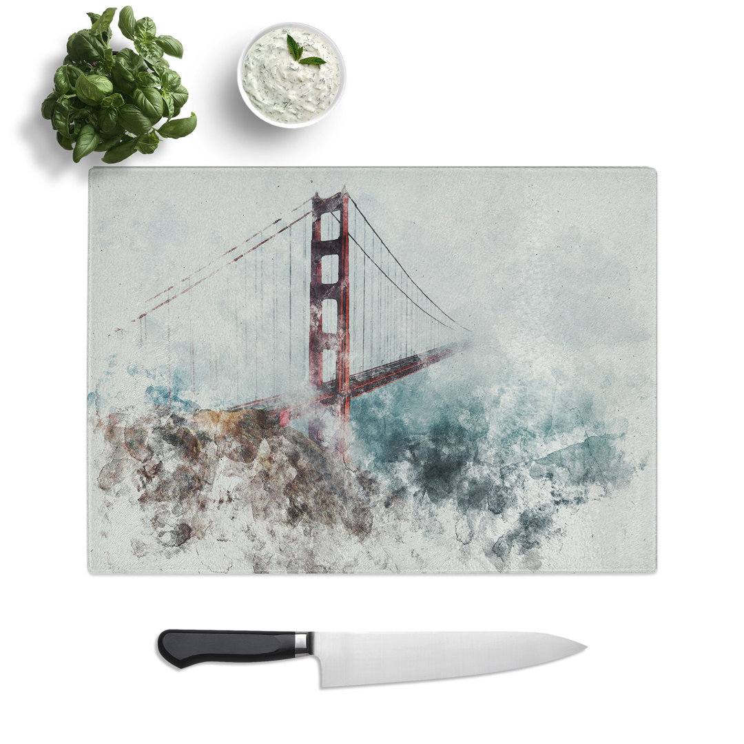 Golden Gate Bridge Vol.2 Watercolour Chopping Board