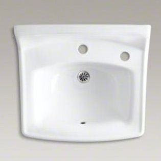 Greenwich Ceramic 21" Wall Mount Bathroom Sink with Overflow