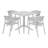 4-Person Outdoor Square Dining Set-1017015225