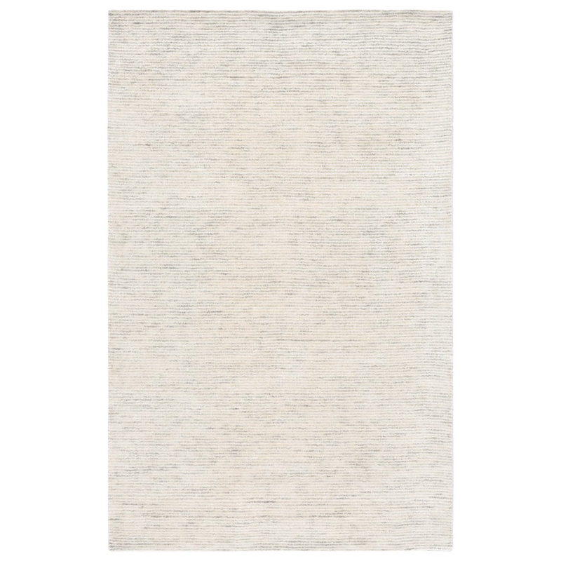 Soho Hand Tufted Viscose;Wool;Cotton Solid Color Indoor Rug, Rectangle 6' x 9'