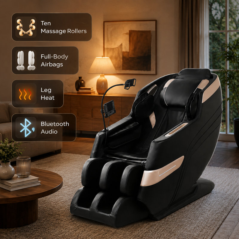 Fauteuil de massage à dix rouleaux