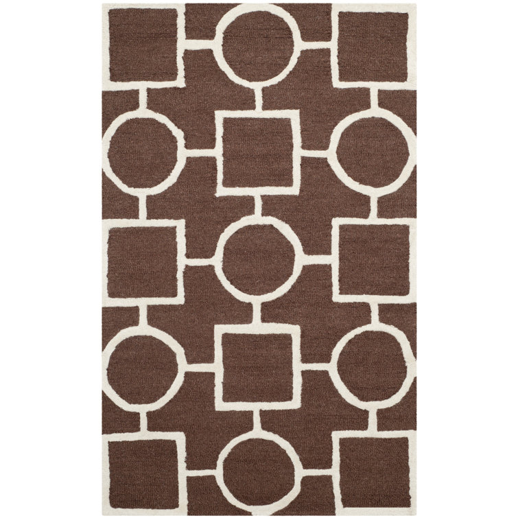 Deedgra Hand Tufted Wool Geometric Rug