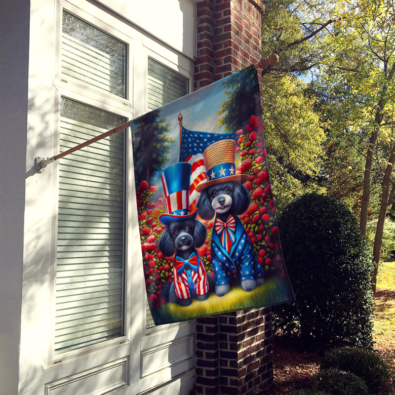 Drapeau «All American House», Caniche bleu