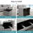 Buckleton Linen & Velvet Upholstered Storage Ottoman, Footstool of Sectional Sofa-1951935207