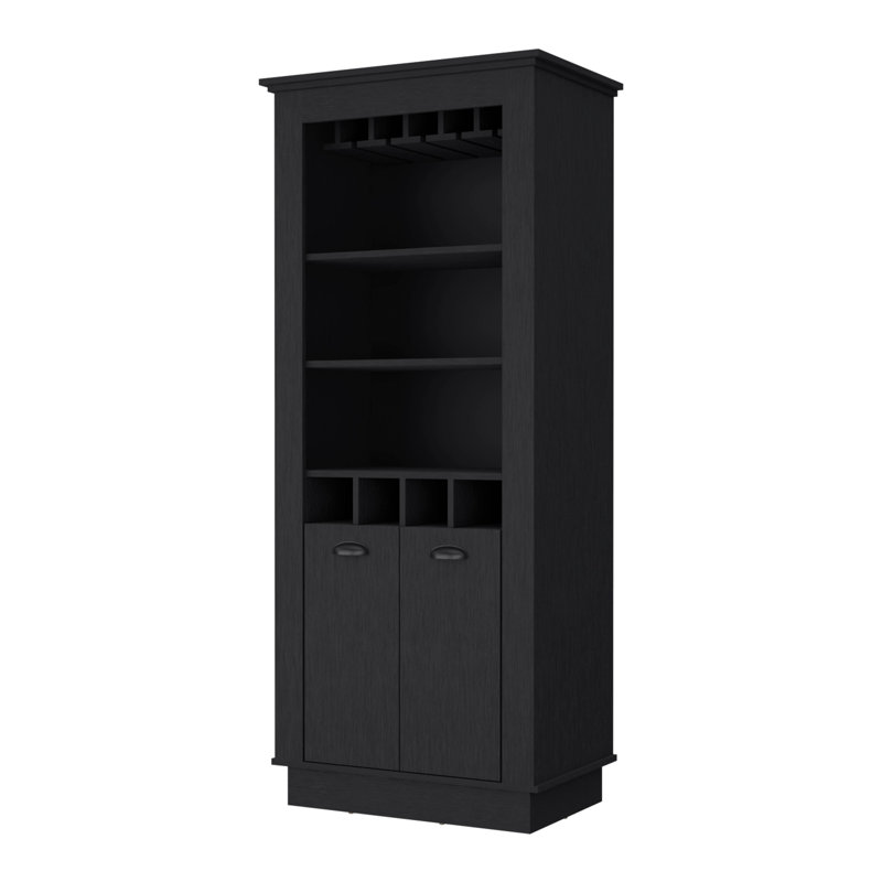 Ashur 29.4'' Bar Cabinet, Black
