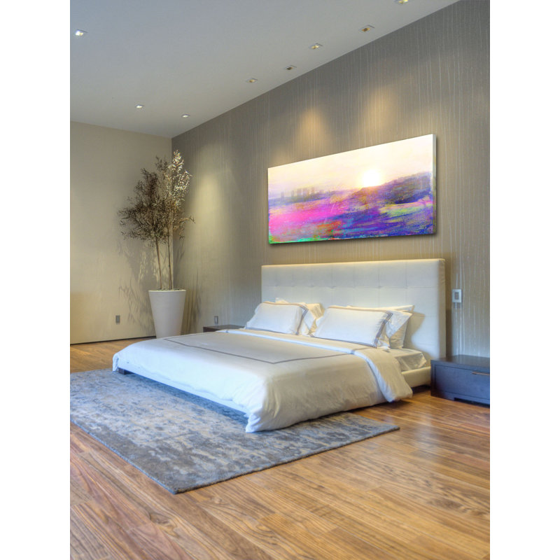 La vue par Jen Lee - reproduction sur toile, H 18 po x l 36 po