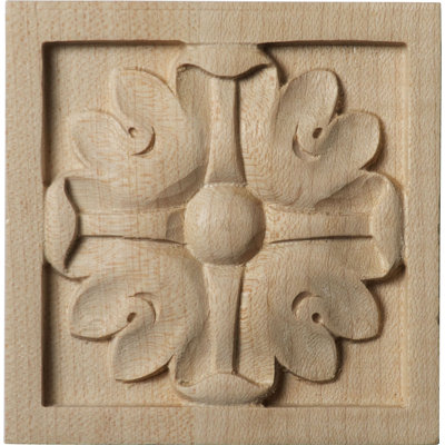 Rosette Edinburgh Square, bois d'hévéa
