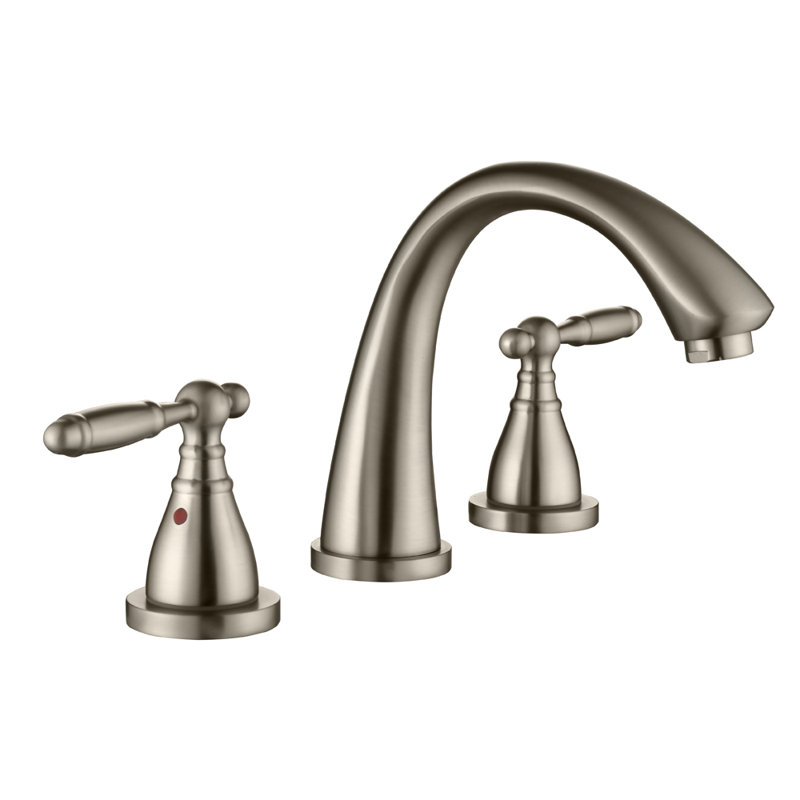 2-handle Bathroom Faucet, Silver