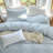 100% Washed Cotton Striped Duvet Cover Set Linen Like Comforter Set-123164650-123164645