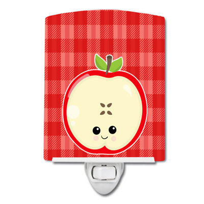 Apple Face Ceramic Night Light