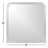 Toriane Wood Rectangle Wall Mirror