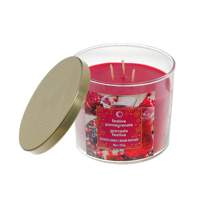 Bougie parfumée à la grenade festive