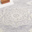 Tapis gris / ivoire en laine et en coton touffeté à la main Demarlis-1775720952