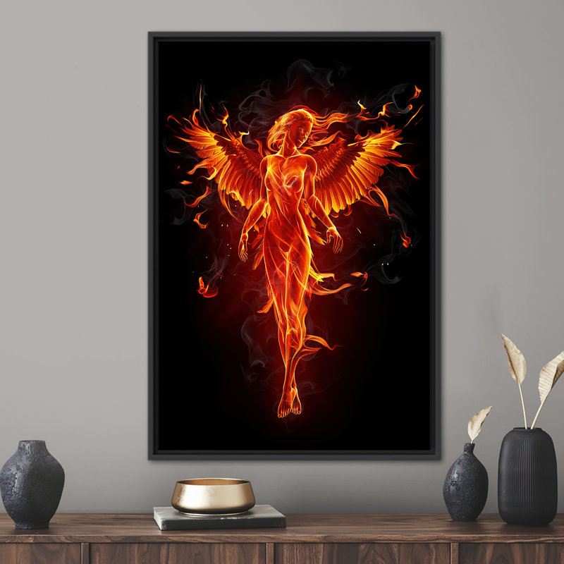 Print on Canvas, Black Floater Framed, 30 cm H x 20 cm W