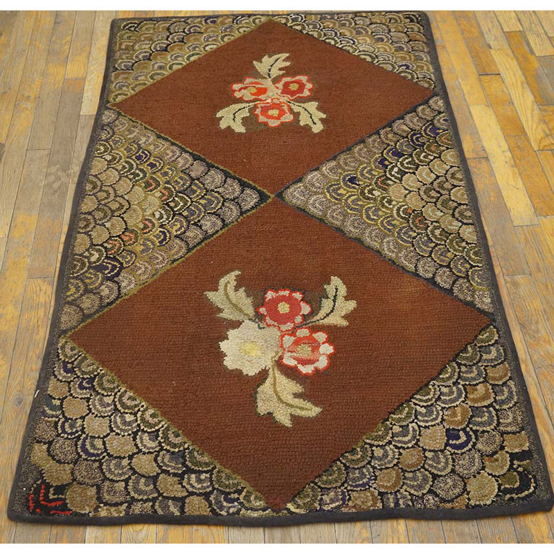 Tapis crocheté One-of-a-Kind American