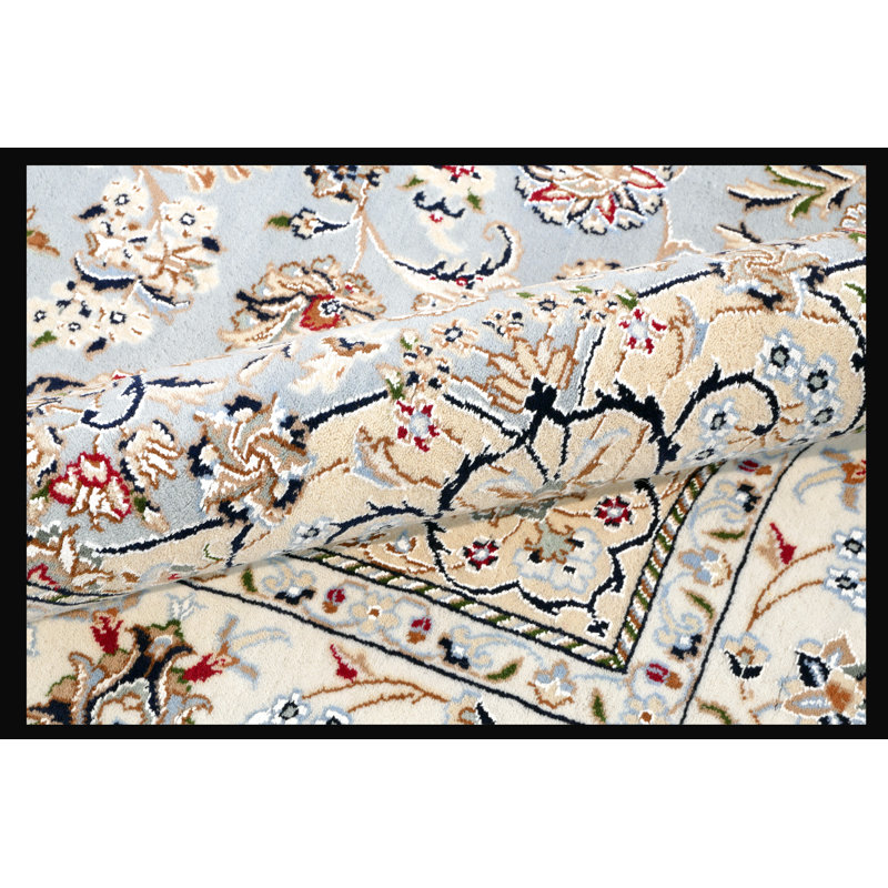 Walton Oriental Area Rug in Light Blue/Beige