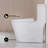 Dreux One-Piece 12" Rough-in 1.28 GPF Left Flush Elongated Toilet in Glossy White-72595019-121350099-121350102