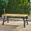 Ensemble repas d'extérieur avec 2 bancs et 1 table repas (3 pièces)
