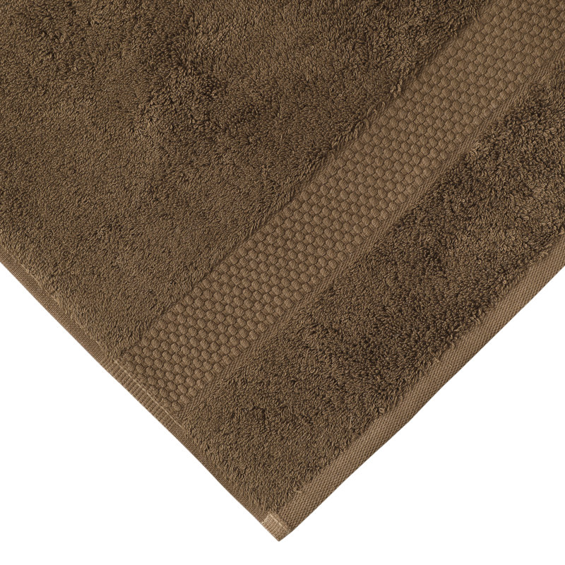 STARLIGHT 6 Piece Turkish Cotton Towel Set, Brown