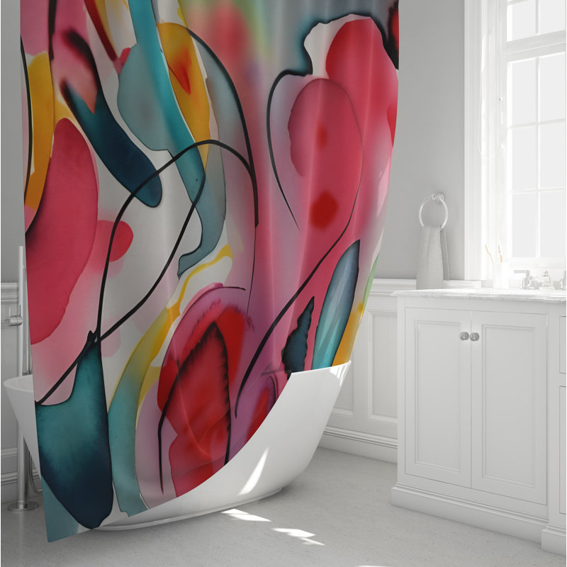 Rideau de douche Alicha, H 72 po x l 70 po