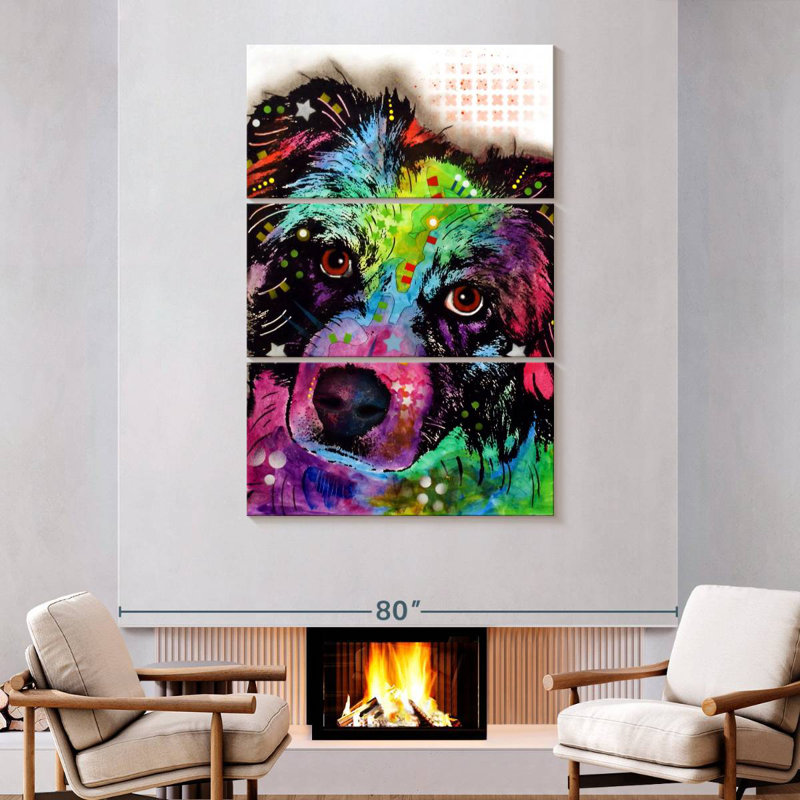 Brampt Aussie, 74" H x 48" W