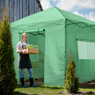 Pop Up Greenhouses 10' x 10' Pop-Up Hobby Greenhouse