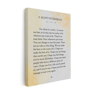 F. Scott Fitzgerald - For What It's Worth