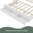 Daybed With Trundle, Wood Day Bed Frame With Storage Drawers And Side Shelves, Daybed With Desk, No Spring Box Needed-1312677249-1312677248