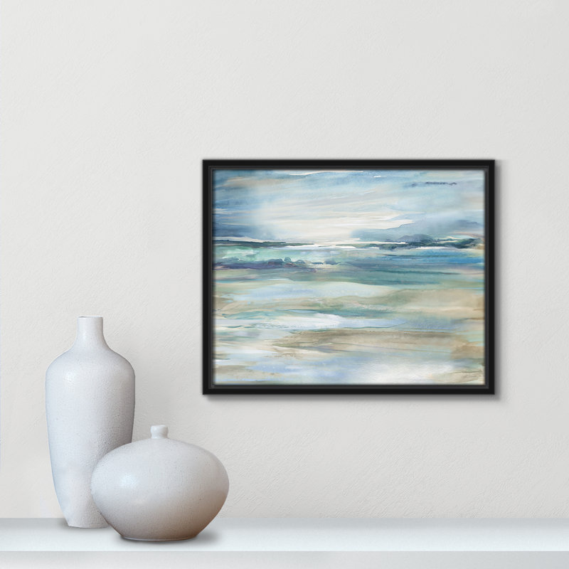 Reflection Skies Print par Carol Robinson, H 12,5 po x l 15,5 po, Noir