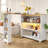 360° Rotating Bar Table With Glass Doors And Led-1035434523