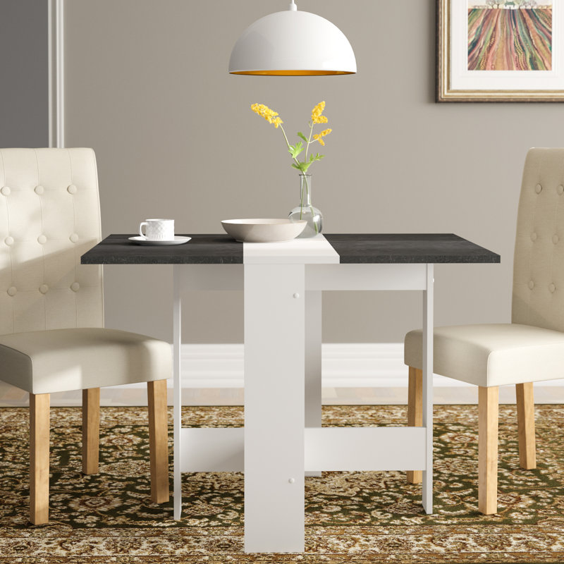 Haddonfield Extendable Dining Table, Concrete, White