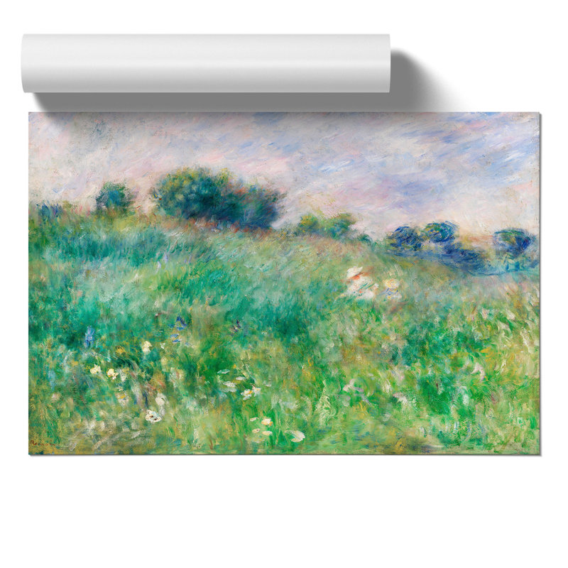 Meadow by Pierre Auguste Renoir - Frameless Print, 21cm H x 30cm W x 0.1cm D