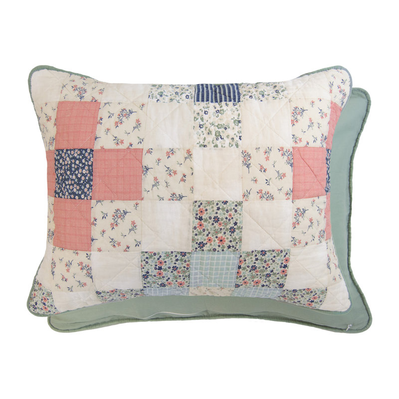 April Patch Set, King Quilt + 2 Standard Pillow Shams