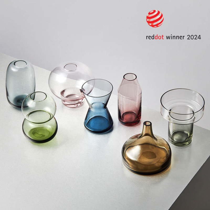 Midsummer Crystal Glass Table Vase