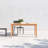 Anautica Outdoor Patio 5pc Teak Finish Outdoor Furniture Dining Set