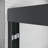 Sliding Shower Door 50 - 54 In. X 72 In., Adjustable Semi , Thick Clear Tempered Glass, 304 Stainless Steel Handles, Black Finish Width Height Glass Door, Adjustable, Matt