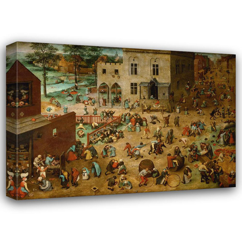 Children's Games, 28" H x 39" W