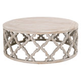 Table basse en bois massif