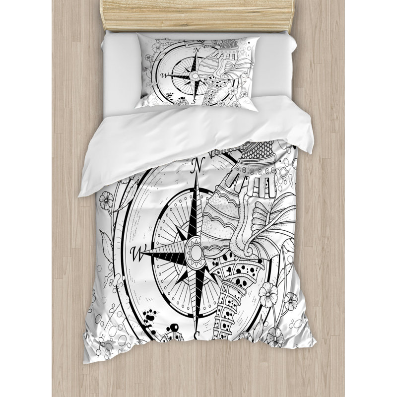 Coastal Polyester Duvet Cover