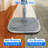 Spin Mop and Bucket System with 4Pcs Thick Washable Microfiber Mop Pads