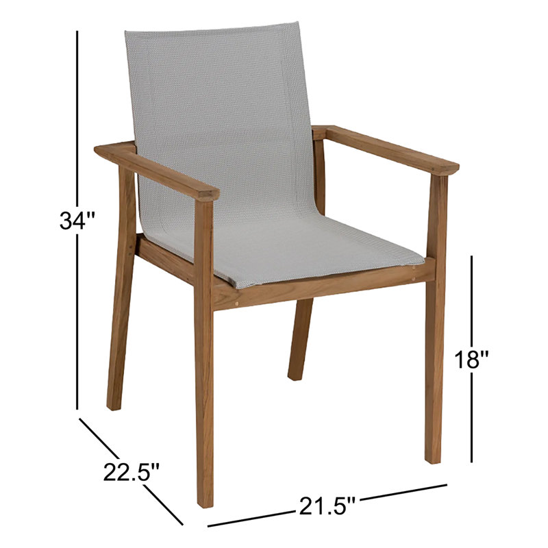 Andes dining room armchair