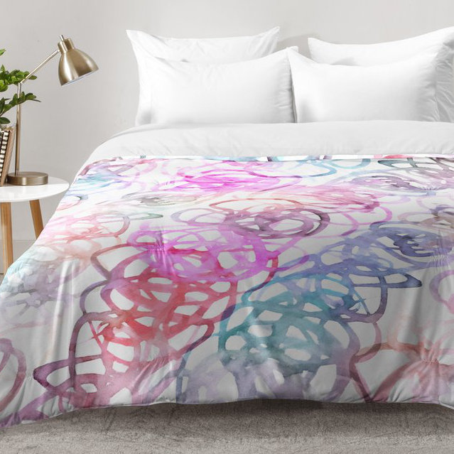 Stephanie Corfee Modern & Contemporary Polyester Abstract Comforter, Twin XL Comforter + 1 Standard Sham