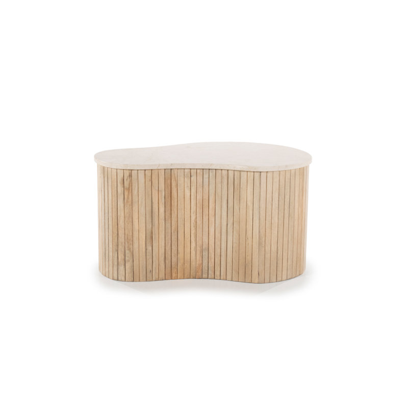 Table basse simple en bois massif