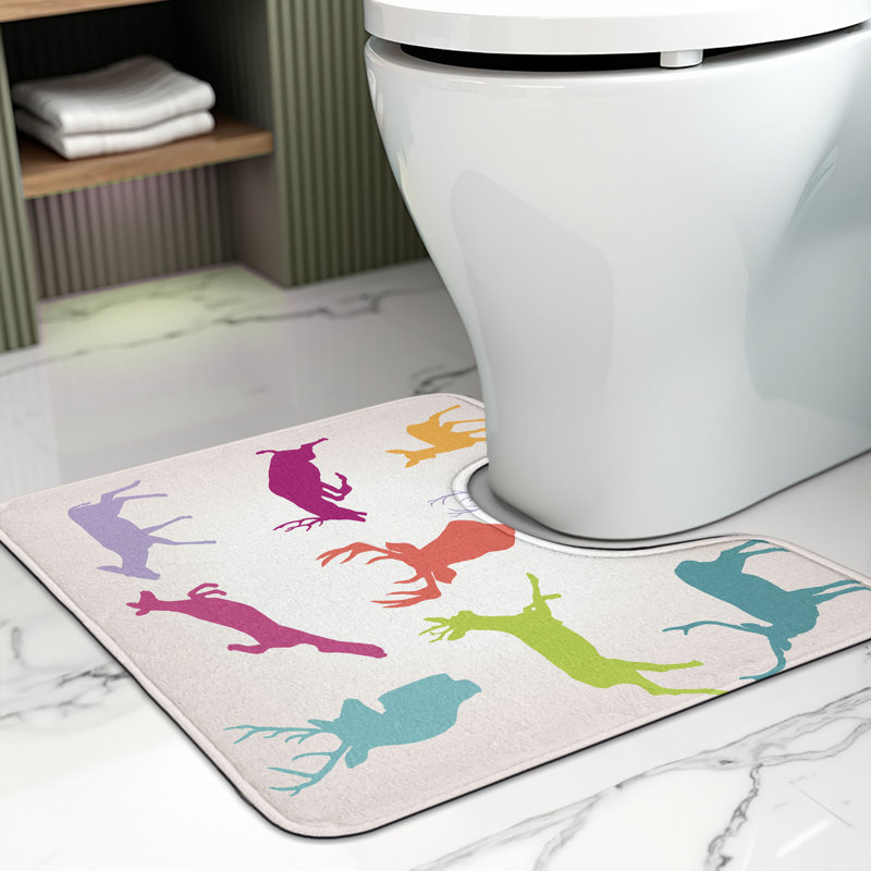 Tapis de salle de bain en U Deer