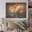 Swans Voyage - Art de bois de cygnes sur bois de pin naturel-742852560